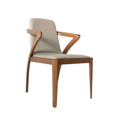Kursi Makan Kayu Walnut Modern